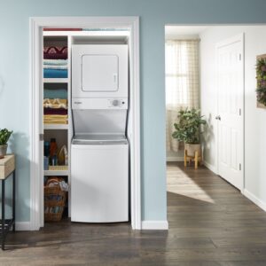 Whirlpool® 1.6 cu. ft. Electric Compact Stacked Laundry Center with Impeller Wash and Wrinkle Shield™ Option view 5