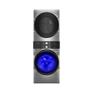 Whirlpool 4.5 Cu. Ft. Washer and 7.4 Cu. Ft. Gas Dryer Front Load Laundry Tower with UV Clean Technology and FreshFlow Vent System