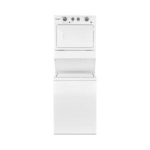 Whirlpool 3.5 Cu. Ft. Gas Stacked Laundry Center with 9 Wash Cycles and AutoDry (WGT4027HW)
