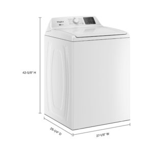 Whirlpool 4.2 to 4.3 Cu. Ft. Top Load Washer with 2 in 1 Removable Agitator view 5