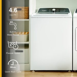 Whirlpool 4.6 Cu. Ft. Top Load Impeller Washer with Built In Faucet view 3