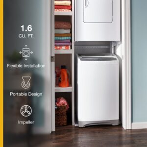 Whirlpool 1.6 Cu. Ft. Compact Top Load Washer with Flexible Installation view 8