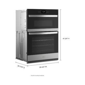 Whirlpool® 30 Inch Smart Combination Wall Oven with True Convection and Air Fry Mode view 9