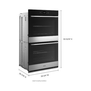 Whirlpool® 30 Inch Smart Double Wall Oven with Fan Convection and Air Fry Mode When Connected view 8