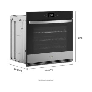 Whirlpool® 30 Inch Smart Single Wall Oven with True Convection and Air Fry Mode view 9