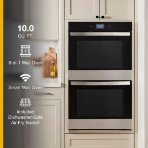 Whirlpool® 30 Inch Smart Double Wall Oven with True Convection and Air Fry Mode view 3