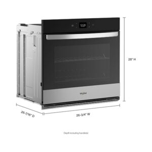 Whirlpool® 27 Inch Smart Single Wall Oven with Air Fry Mode and Fan Convection view 9