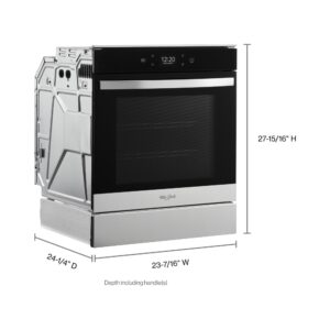 Whirlpool® 24 Inch Smart Single Wall Oven with True Convection and 2.9 Cu. Ft. Capacity view 8