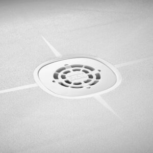 PROFLO Morenci 32″ x 32″ Square Shower Base with Single Threshold and Center Drain view 2