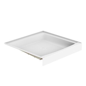 PROFLO Morenci 32″ x 32″ Square Shower Base with Single Threshold and Center Drain view 4