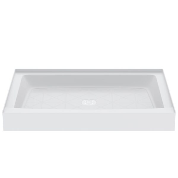 PROFLO Morenci 48″ x 34″ Rectangular Shower Base with Single Threshold and Center Drain