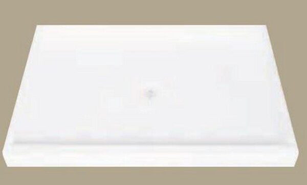 Florestone The Edge 42″ x 48″ Shower Base with Center Drain in White