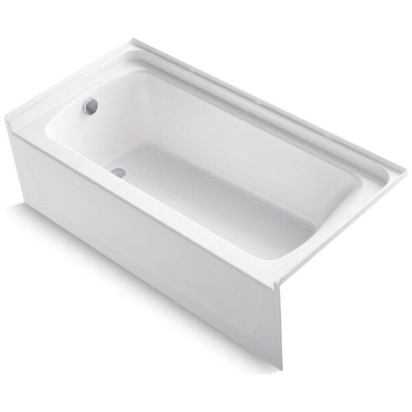 Sterling Ensemble 60″ x 30″ Vikrell Soaking Bathtub for Alcove Installations, ADA Compliant