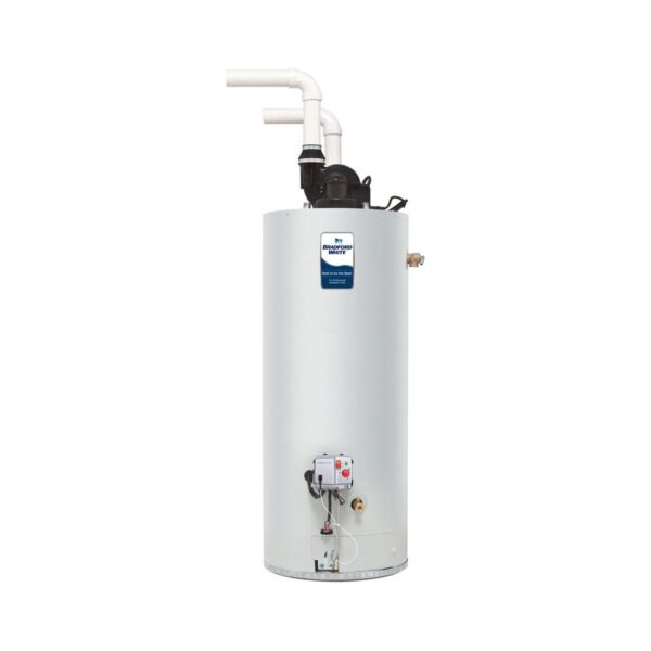 Bradford White 40 to 50 Gallon Short Power Direct Vent Natural Gas Water Heater with Defender Safety System