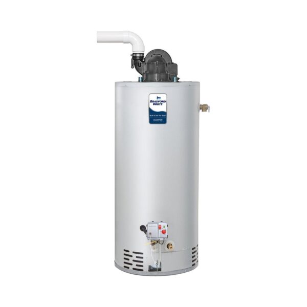 Bradford White 40 to 50 Gallon Tall Power Vent Natural Gas Water Heater with Defender Safety System