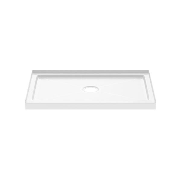 PROFLO Hammond 48″ x 32″ Rectangular Shower Base with Single Threshold and Center Drain