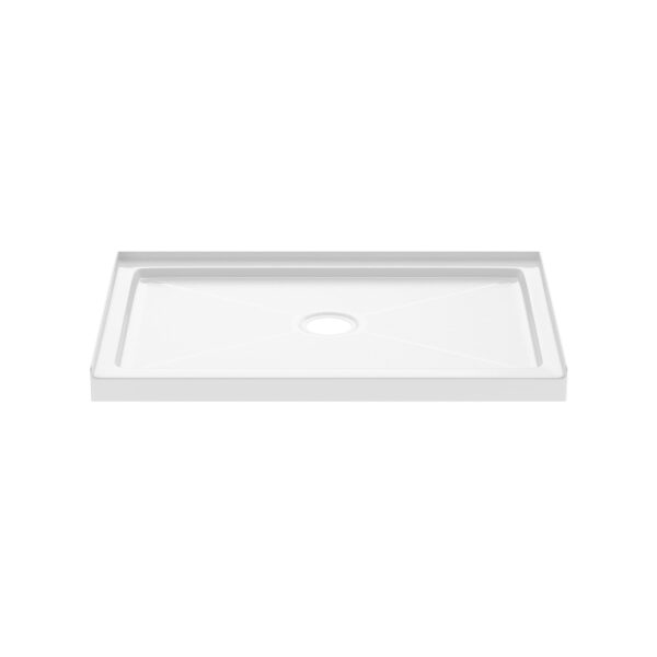 PROFLO Hammond 48″ x 34″ Rectangular Shower Base with Single Threshold and Center Drain