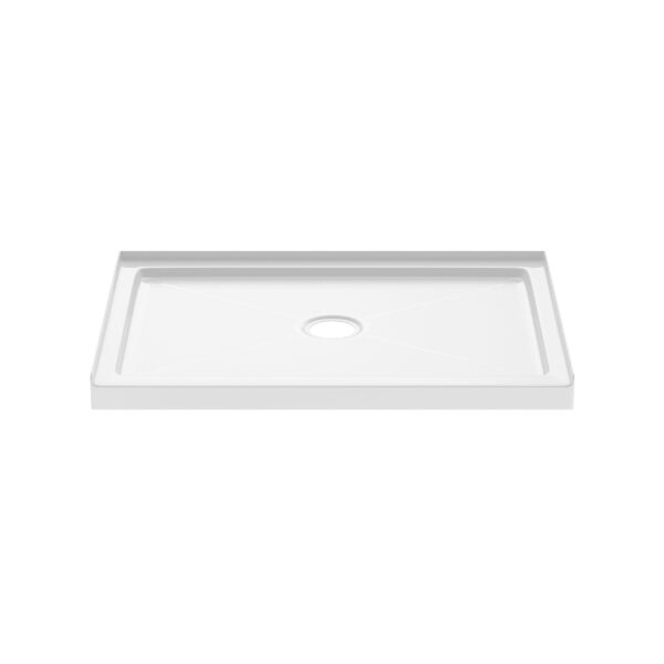 PROFLO Hammond 48″ x 36″ Rectangular Shower Base with Single Threshold and Center Drain