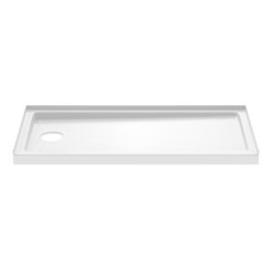 PROFLO Hammond 60″ x 32″ Rectangular Shower Base with Single Threshold view 2