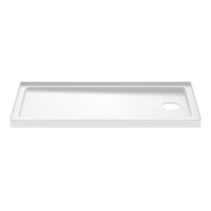 PROFLO Hammond 60″ x 32″ Rectangular Shower Base with Single Threshold view 3