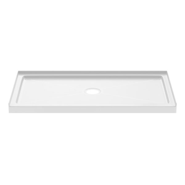 PROFLO Hammond 60″ x 34″ Rectangular Shower Base with Single Threshold and Center Drain