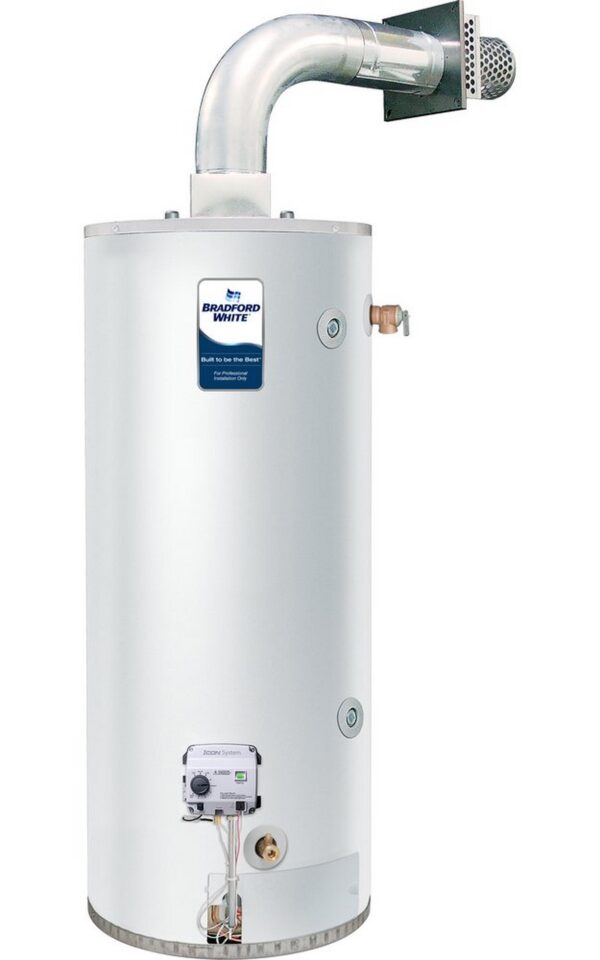 Bradford White 48 Gallon Natural Gas Direct Vent Water Heater with Defender Safety System (RG2DV50H6N-FLX)
